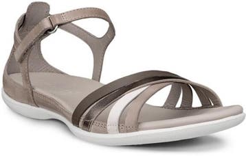 ECCO - maat 39 - FLASH Dames Sandalen - Grijs, Kleding | Dames, Schoenen, Verzenden, Nieuw