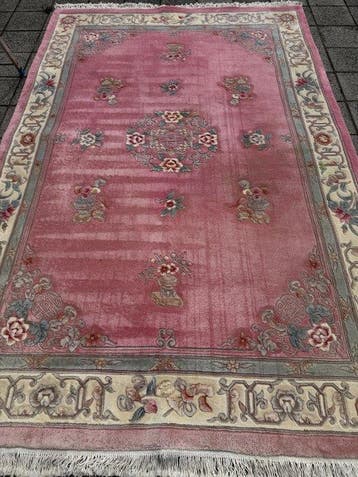 China Aubusson - Gereinigd - handgeknoopt - wol - Tapijt -, Nieuw