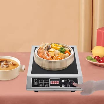 Inductie Kookplaat 3500W Draagbaar met 8 Standen Timer, Doe-het-zelf en Verbouw, Verwarming en Radiatoren, Verzenden, Nieuw
