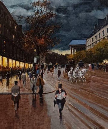 Francesco Tammaro (1939) - Serata parigina