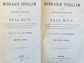 A. Wünsche - Judaica. Midrasch Tehillim oder Haggadische