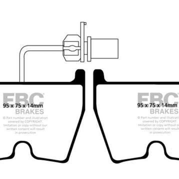 EBC 06-09 Audi RS4 4.2 (Cast Iron Rotors) Yellowstuff Front, Auto-onderdelen, Ophalen of Verzenden, Nieuw