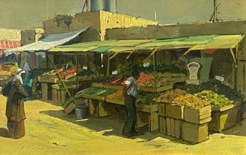 Lucio Sollazzi (1925) - Mercato allaperto