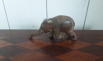 P. Chenet - Beeld, Olifant - 6.5 cm - Brons