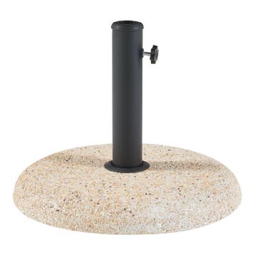 Parasolvoet Bitritto parasolhouder beton rond Ø45x6 cm steen, Verzenden, Nieuw