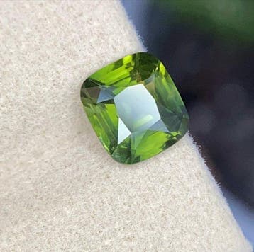 1 pcs Groen Saffier - 2.91 ct - International Gemological, Nieuw