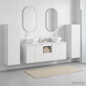 vidaXL Badkamermeubelset 5 st Hoogglans Wit 33 x 34,5 x 100, Verzenden, Nieuw