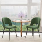 Set van 2 Corduroy Eetkamerstoelen – Comfortabel en Modern, Verzenden, Nieuw