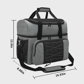 Draagbare Bowlingtas voor 2 Ballen en Schoenen, Verzenden, Nieuw