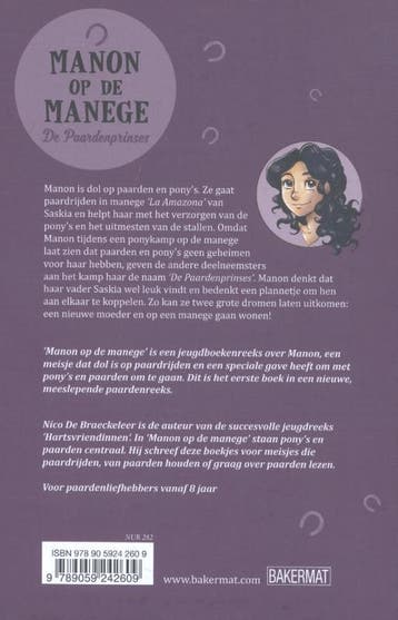 De paardenprinses / Manon op de manege / 1 9789059242609, Verzenden, Gelezen, Nico De Braeckeleer
