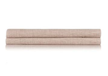 ZoHome Laken Lino Sandy Beige - 100% Katoen, Huis en Inrichting, Slaapkamer | Beddengoed, Nieuw