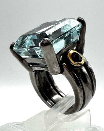 Zonder minimumprijs - Ring Zilver - 20.05ct. tw. -, Sieraden, Tassen en Uiterlijk, Ringen, Nieuw