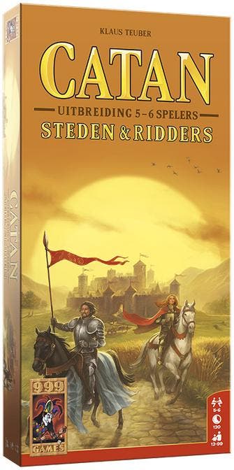 Catan - Uitbreiding Steden & Ridders 5/6 spelers | 999 Games, Hobby en Vrije tijd, Verzenden, Nieuw
