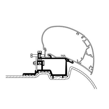 Thule Mercedes Sprinter >2007/VW Crafter Adapter 2007-2016, Ophalen of Verzenden, Nieuw