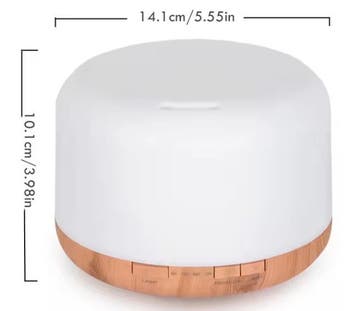 Mini Aroma Diffuser Houtlook USB 500ml met LED Verlichting, Huis en Inrichting, Verzenden, Nieuw