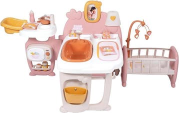 Smoby Poppenhuis - 19 Accessoires | Retourdeal 52% Korting, Ophalen of Verzenden, Zo goed als nieuw, Poppenhuis