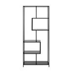 *WOONWINKEL* Open Kast Van Staal Met Zwart Essen, Huis en Inrichting, Kasten | Boekenkasten, Verzenden, Nieuw