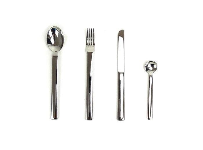 Alessi - Josef Hoffmann - Bestekset (24) - rond model -, Antiek en Kunst, Antiek | Meubels | Stoelen en Banken