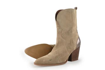 Manfield Cowboy laarzen in maat 38 Beige, Verzenden, Beige, Zo goed als nieuw, Manfield