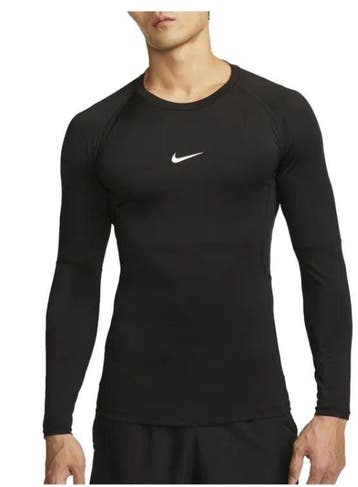 Nike Pro Dri-FIT Shirt Heren Zwart - M, Ophalen of Verzenden, Nieuw