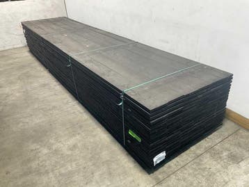 Veiling - 25x Vuren plank geschaafd zwart geïmpregneerd 500, Doe-het-zelf en Verbouw, Nieuw