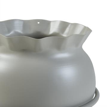 Plantenstandaard Assen 38x23,5 cm lichtgrijs [en.casa], Tuin en Terras, Verzenden, Nieuw