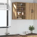vidaXL Bovenkast Riga 40x29,5x60 cm bewerkt hout artisanaal, Verzenden, Nieuw, Bruin