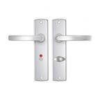 Deurbeslag | Deurklink met wc-sluitingsschild | AXA | Curve, Verzenden, Nieuw