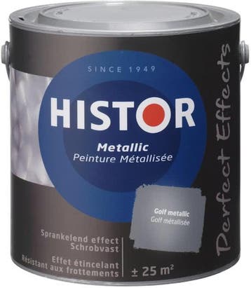 HIstor Perfect Effects Metallic Muurverf - Adaptatie - 2,..., Overige kleuren, Nieuw, Ophalen of Verzenden, Verf