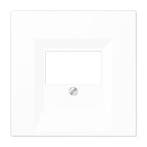 Jung LS990 centraalplaat multimedia alpinwit (hagelwit), Nieuw, Stopcontact