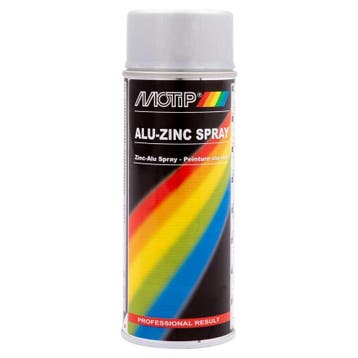 Motip alu-zinkspray hittebestendig - spuitbus 400ML, Verzenden, Nieuw