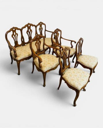 Set salotto antico in stile rococo – Provenienza Veneto -