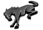 Ford Racing Bronco Rear Emblem - Matte Black, Ophalen of Verzenden