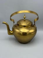 Theepot - Messing, Koper - 1886 gedateerde theeketel