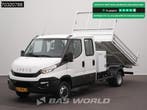 Iveco Daily 35C14 Dubbel Cabine Kipper met Kist Dubbellucht, Stof, Gebruikt, Euro 6, Iveco