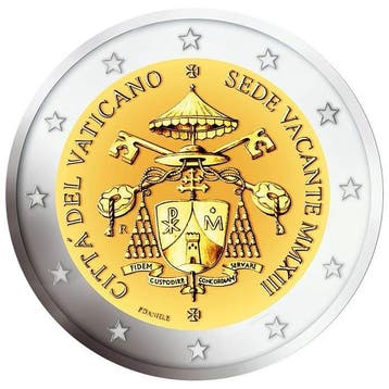 Vaticaan 2 Euro Sede Vacante 2013, Verzenden