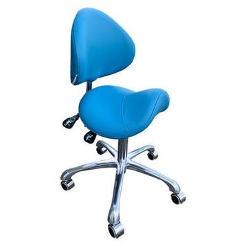 Tabouret Caramba Italia Royale Azuro Blauw - Ergonomische..., Witgoed en Apparatuur, Persoonlijke-verzorgingsapparatuur, Verzenden