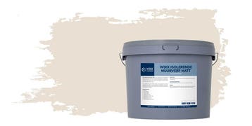 Wixx Isolerende Muurverf Matt RAL 9001 | Crèmewit 5L, Verzenden, Wit, Nieuw, Verf