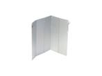 Bo Camp kookwindscherm 5 delig aluminium 50 x 36 cm., Nieuw
