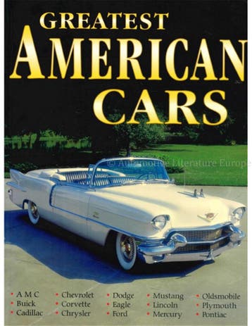 GREATEST AMERICAN CARS, Nieuw, Author