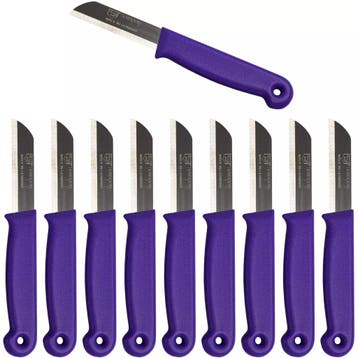 Solingen Schilmesje – RVS Glad – 16 cm met Blade Cover, Ophalen of Verzenden, Nieuw, Rvs of Chroom