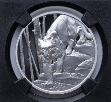 Canada. 20 Dollars 2024, 1 Oz Great Hunters: Cougar, Ultra