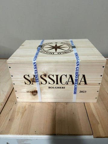 2023 Tenuta San Guido, Sassicaia - Bolgheri DOC - 6 Flessen, Nieuw