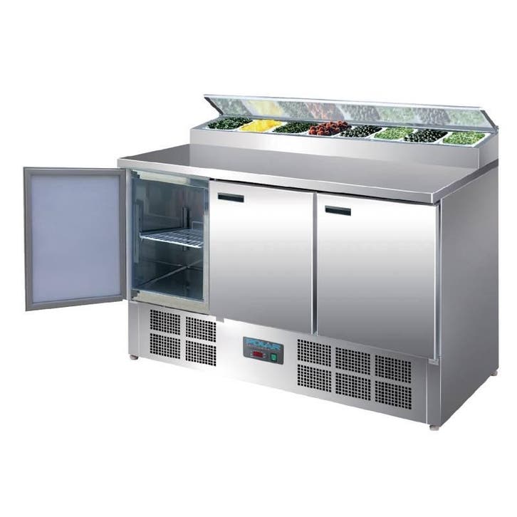 Polar RVS Pizza Werkbank 8 x 1/4 GN | 389 Liter, Zakelijke goederen, Horeca | Keukenapparatuur, Verzenden