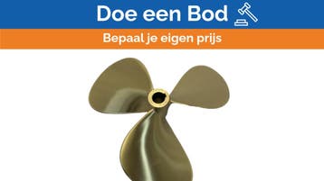 Bieden: Michigan Propellers 3-Blade Brass Propeller GL352 2, Watersport en Boten, Ophalen of Verzenden, Nieuw