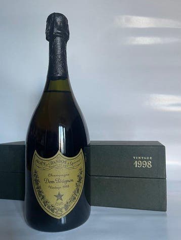 1998 Dom Pérignon - Champagne Brut - 1 Fles (0,75 liter), Nieuw