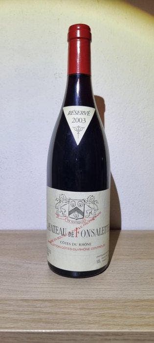 2003 E. Reynaud, Château de Fonsalette - Côtes-du-rhône, Nieuw