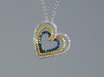 Zonder minimumprijs - Ketting met hanger - 925 zilver - 1,20