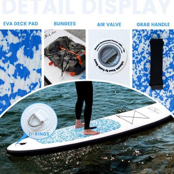 FunWater Opblaasbaar stand-up paddleboard voor volwassenen,, Verzenden, Zo goed als nieuw