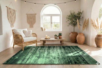 Zachte groene Gabbeh - Vloerkleed - 180 cm - 120 cm -, Huis en Inrichting, Nieuw